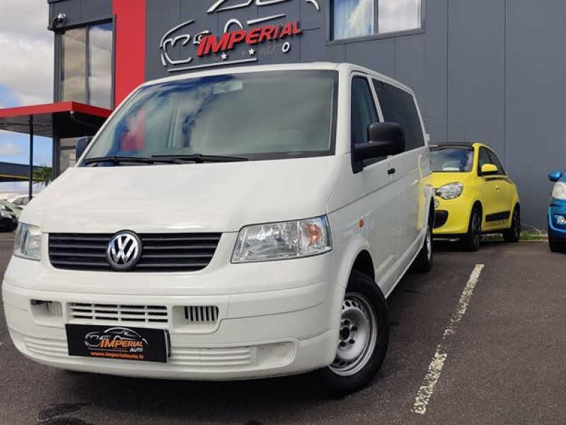 occasion Volkswagen Transporter TRANSPORTEUR T5 CARAVELLE 9PL 2.5 TDI 130 CV / LONG PEU OPTIONS